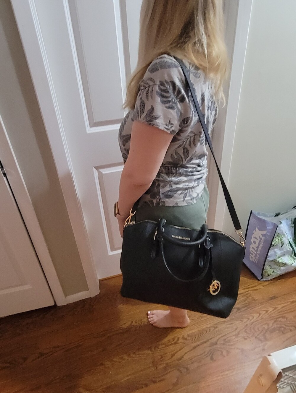 Michael Kors Black Satchel with Gold Hardware - Picture 5 of 5